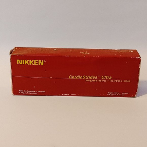 Nikken CardioStrides Ultra Weighted Inserts Men's 9.5 WS11 BNIP - Picture 11 of 15